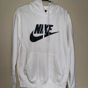 White Nike sweatshirt